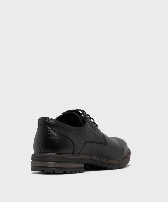 Derbies unies sans lacets à enfiler homme vue4 - G'FLEX - GEMO