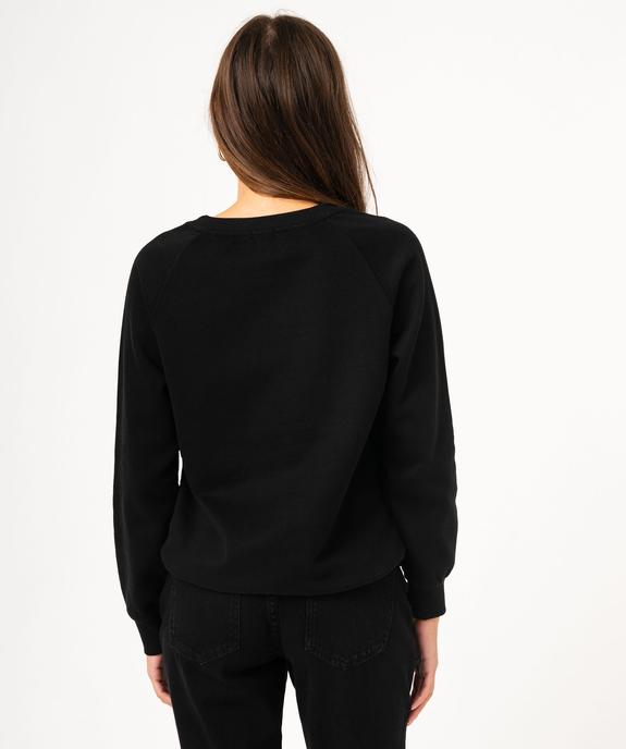 Sweat molletonné avec boutons fantaisie femme vue3 - GEMO(FEMME PAP) - GEMO