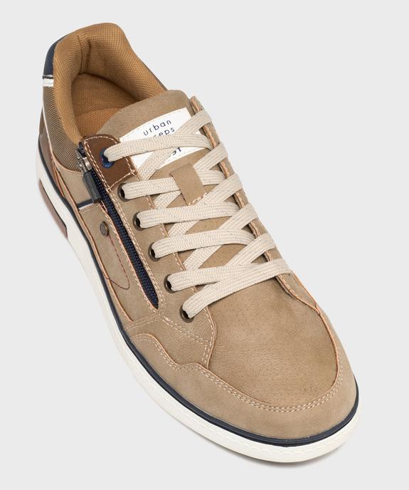 Baskets de ville avec double fermeture homme - Urban Steps vue5 - URBAN STEPS - GEMO