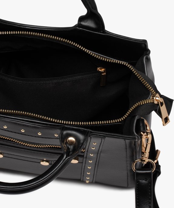 Sac à main avec clous et bandoulière amovible femme vue3 - GEMO (ACCESS) - GEMO