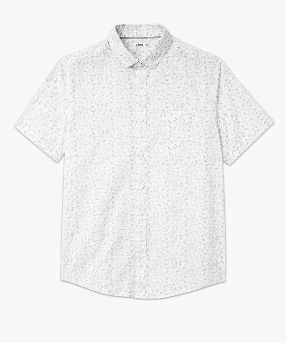 Chemise manches courtes fleurie homme vue4 - GEMO (HOMME) - GEMO
