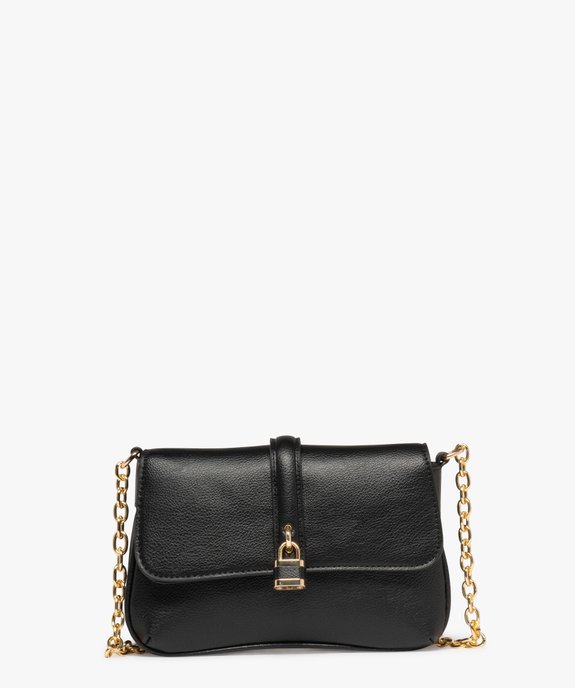 Sac besace compact avec bandoulière chaine femme vue1 - GEMO (ACCESS) - GEMO