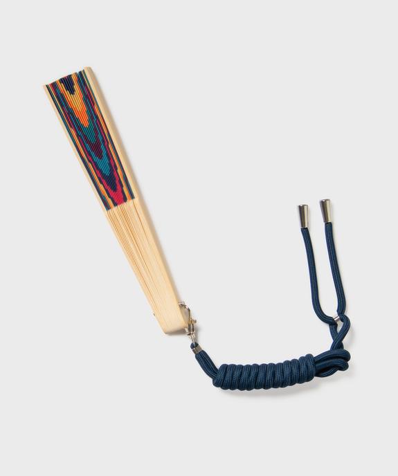 Eventail multicolore avec cordon amovible femme vue3 - GEMO (ACCESS) - GEMO