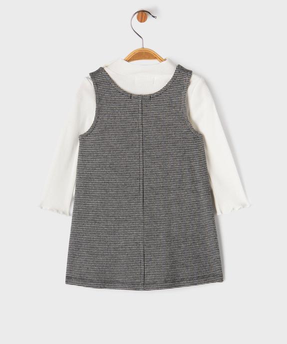 Ensemble 2 pièces bébé fille - Robe et tee-shirt vue4 - GEMO(BEBE DEBT) - GEMO