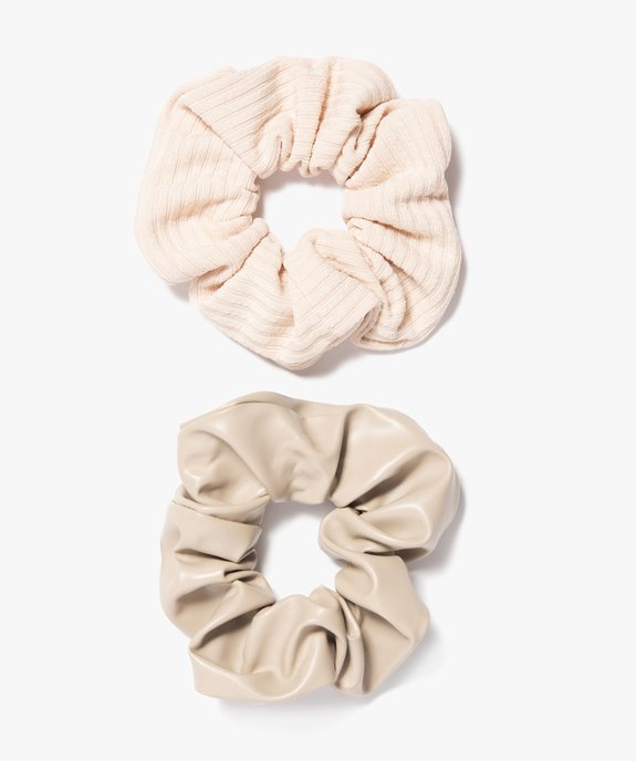 Chouchou femme multimatière (lot de 2) vue1 - GEMO (ACCESS) - GEMO