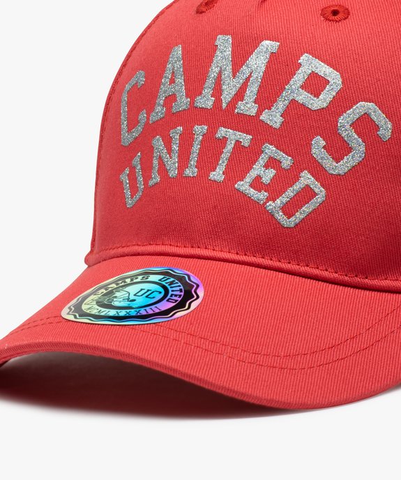 Casquette fille à inscription pailletée - Camps United vue3 - CAMPS  UNITED - GEMO