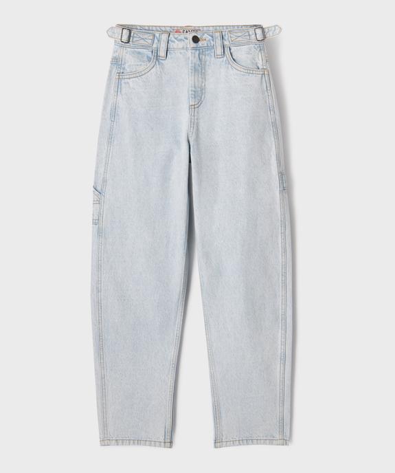 Jean barrel en denim délavé fille - Camps United vue1 - CAMPS - GEMO