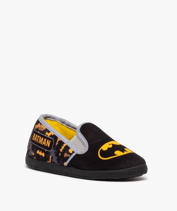 Chaussons garçon en velours imprimé - Batman vue2 - BATMAN - GEMO