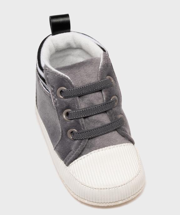 Chaussons de naissance façon basket bébé garçon - LuluCastagnette vue5 - LULUCASTAGNETTE - GEMO