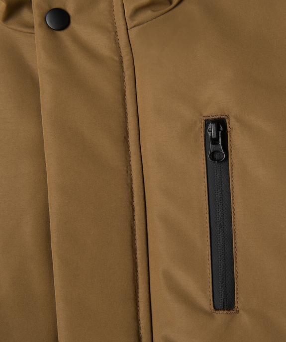 Parka à capuche avec doublure douillette garçon vue3 - GEMO 4G GARCON - GEMO