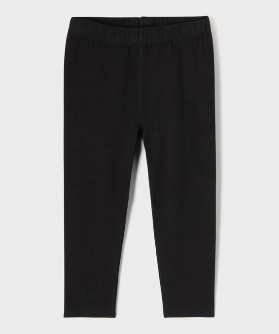 Legging court corsaire en jersey extensible fille vue1 - GEMO 4G FILLE - GEMO