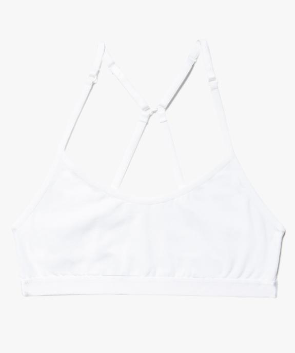 Brassière fille à fines bretelles multipositions  vue1 - GEMO 4G FILLE - GEMO