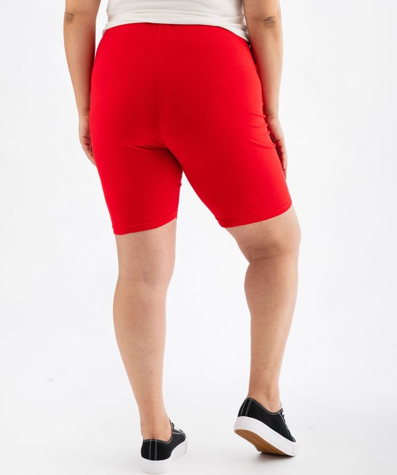 Short femme grande taille en maille à taille élastiquée vue7 - GEMO 4G GT - GEMO