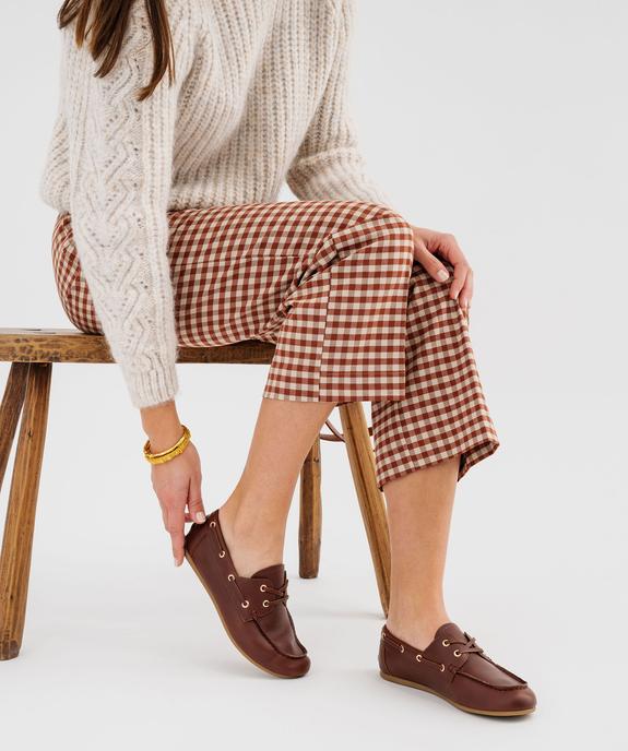 Mocassins à lacets souples semelle intérieure cuir femme- Follow Me vue7 - FOLLOW ME - GEMO