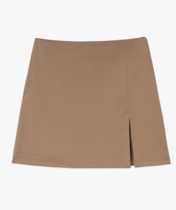 Jupe courte fendue femme vue4 - GEMO(FEMME PAP) - GEMO