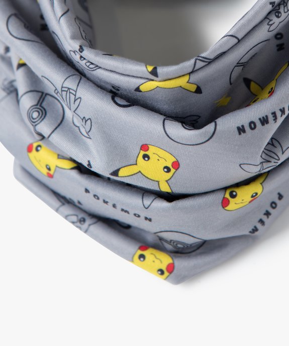 Foulard snood garçon imprimé - Pokemon vue2 - POKEMON - GEMO