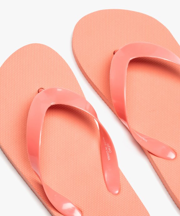 Tongs fille unies à brides souples extra-légères vue3 - GEMO (ENFANT) - GEMO