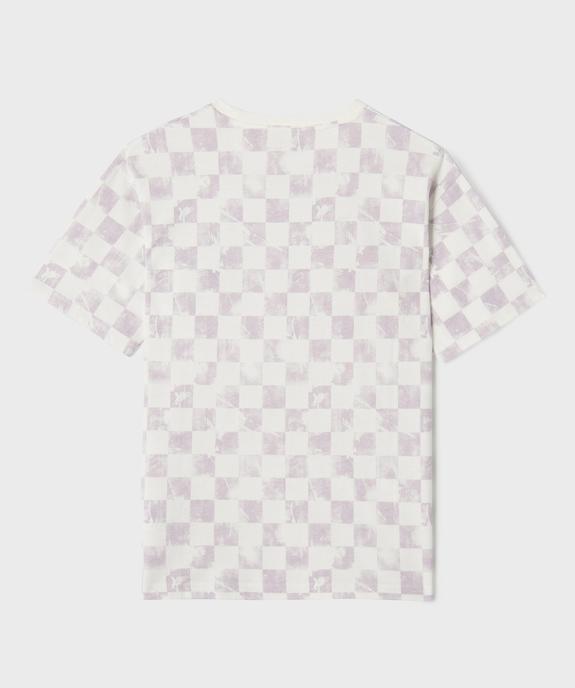 Tee-shirt manches courtes imprimé coupe oversize garçon vue4 - GEMO 4G GARCON - GEMO