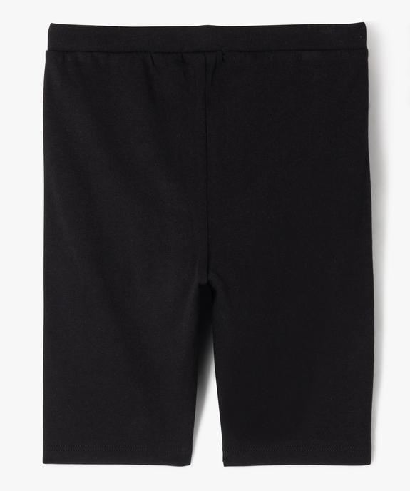 Legging long en coton stretch imprimé fille vue3 - GEMO 4G FILLE - GEMO