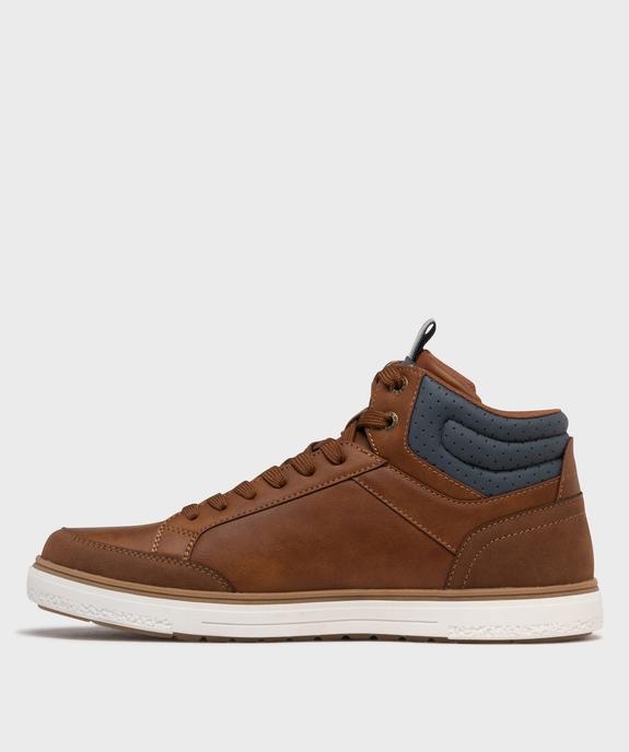 Baskets montantes au look urbain homme vue3 - URBAN STEPS GEMO FOR GOOD - GEMO