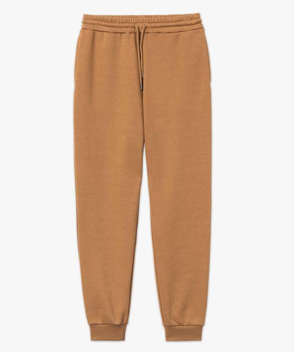 Pantalon de jogging molletonné homme vue4 - GEMO 4G HOMME - GEMO