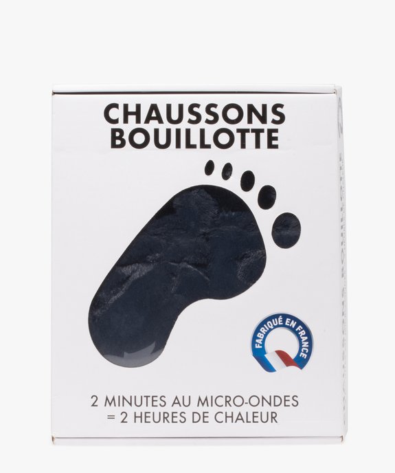 Chaussons bouillotte à chauffer au micro-ondes vue1 - AUTRES MARQUES - GEMO