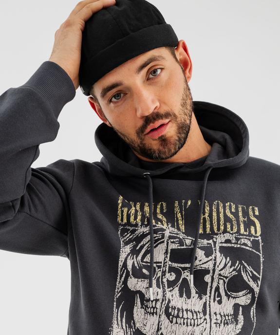 Sweat à capuche molletonné homme - Guns N’Roses vue2 - GUNS N' ROSES - GEMO