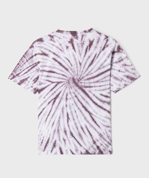 Tee-shirt manches courtes esprit tie and dye garçon vue4 - GEMO 4G GARCON - GEMO