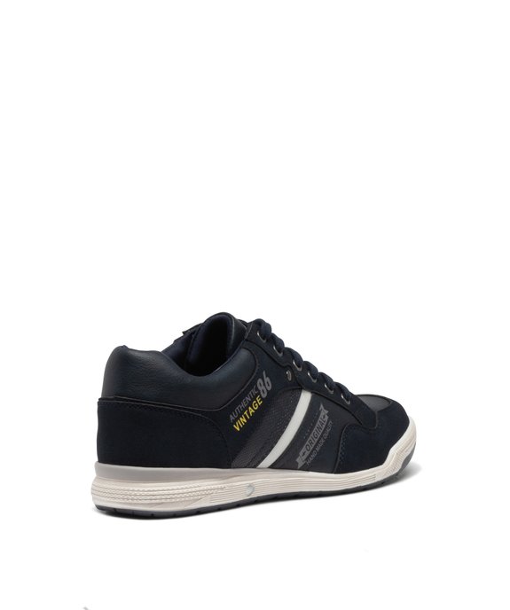 Baskets homme unies en suédine style vintage vue4 - GEMO (CASUAL) - GEMO