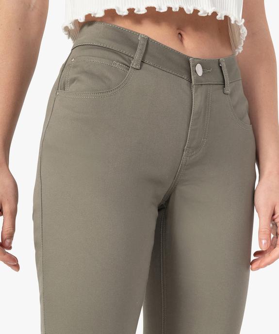 Pantalon femme coupe slim - Longueur L26 vue2 - GEMO(FEMME PAP) - GEMO