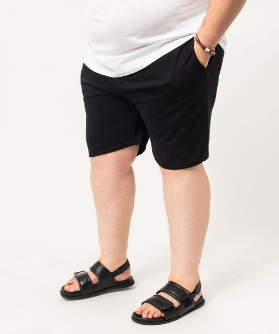 Bermuda homme en maille extensible vue3 - GEMO (HOMME) - GEMO