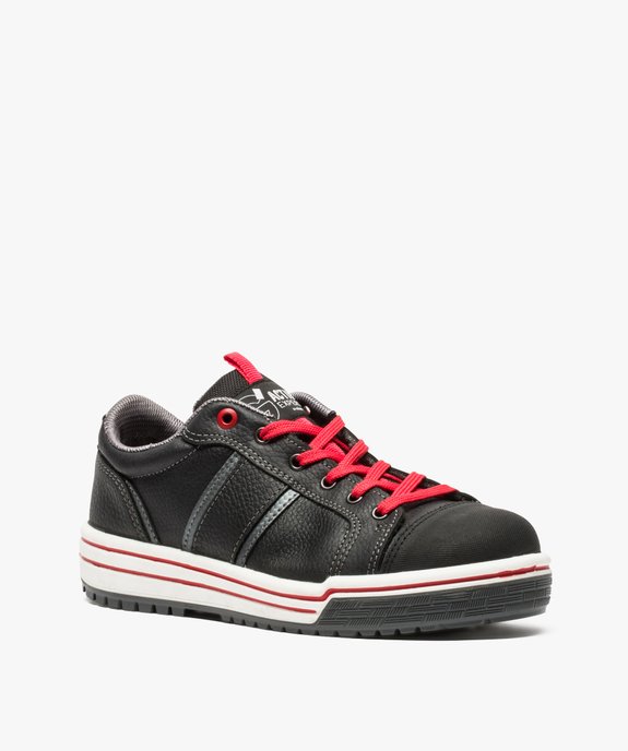 Chaussures de sécurité homme dessus cuir vue2 - GEMO (SECURITE) - GEMO