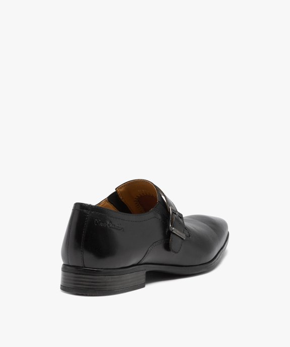 Derbies homme en cuir uni et bride à boucle – Pierre Cardin vue5 - PIERRE CARDIN DIFFUSION - GEMO