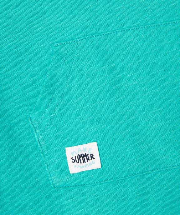 Salopette courte bébé garçon en jersey de coton vue3 - GEMO 4G BEBE - GEMO
