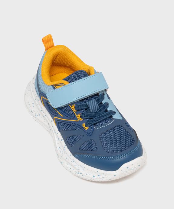 Baskets à scratch sur semelle légère garçon - 5 Miles vue5 - 5 MILES - GEMO