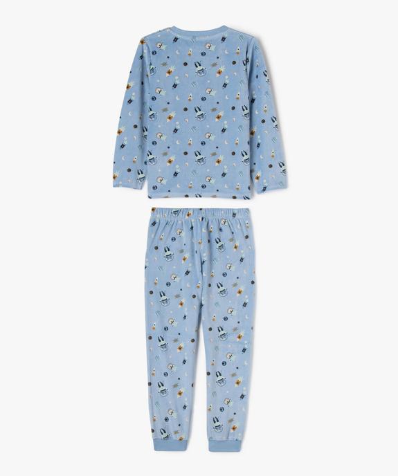 Pyjama en velours avec motifs de l’espace garçon vue4 - GEMO (ENFANT) - GEMO