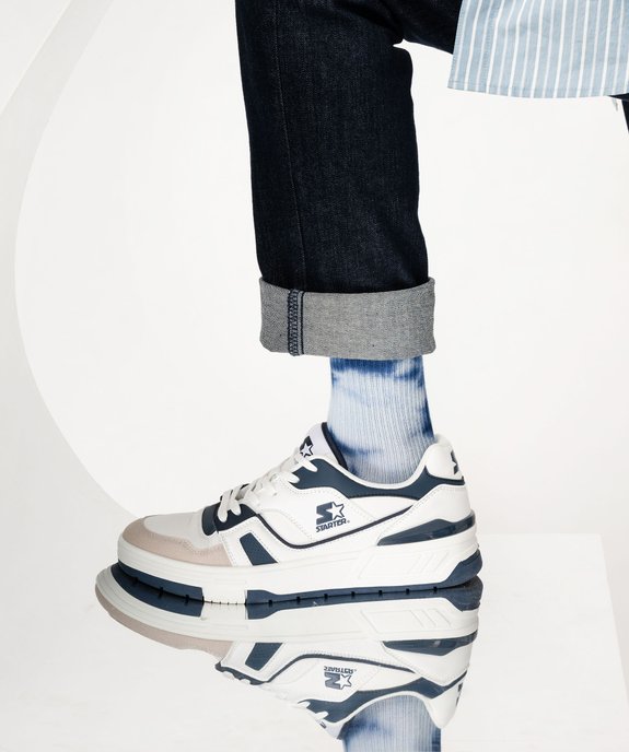 Baskets homme avec détails colorés à lacets - Starter vue1 - STARTER - GEMO