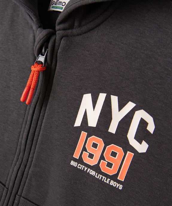 Sweat à capuche sans manches bébé garçon vue2 - GEMO 4G BEBE - GEMO