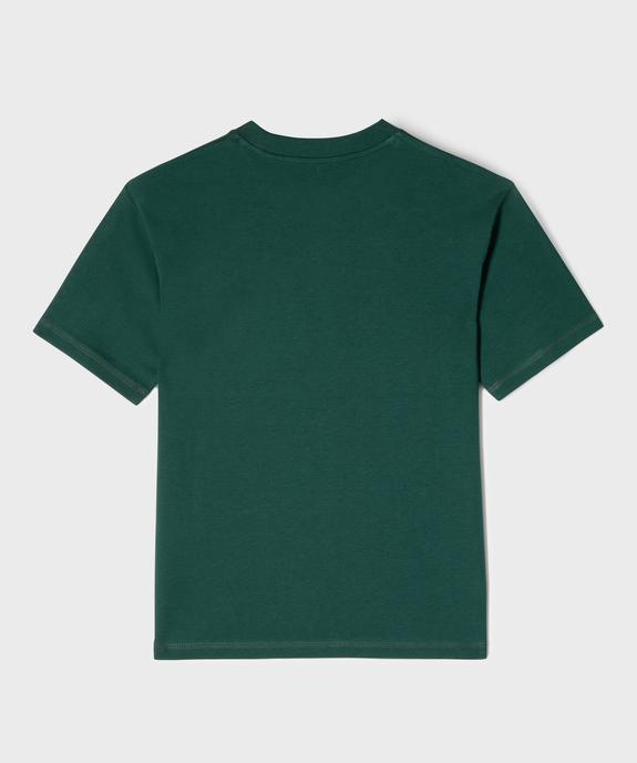 Tee-shirt manches courtes coupe oversize garçon vue3 - GEMO (JUNIOR) - GEMO