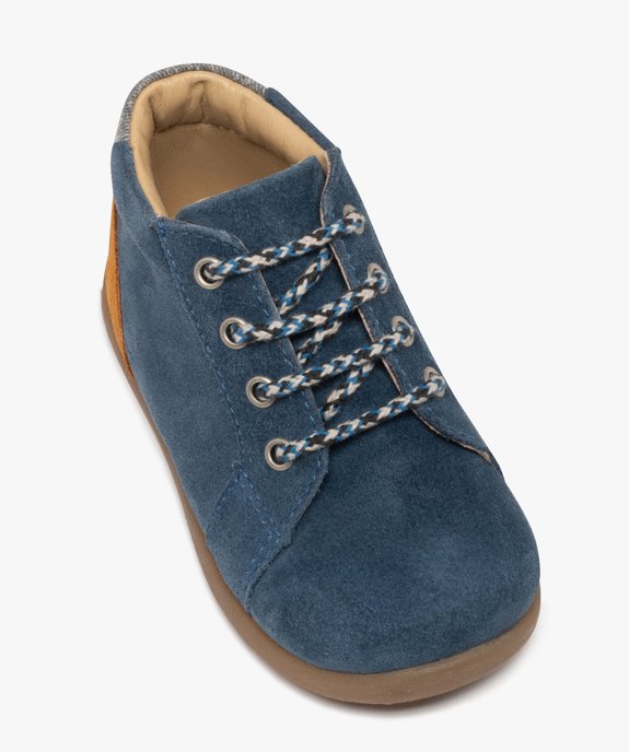 Chaussures de marche en cuir à lacets bébé garçon - Na! vue6 - NA! - GEMO