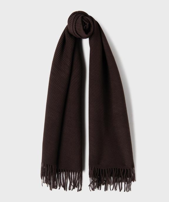 Foulard en maille plissée femme vue1 - GEMO (ACCESS) - GEMO