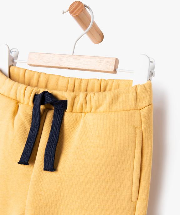 Bermuda en molleton bébé garçon - GEMO 4G BEBE Bermuda en molleton bébé garçon vue2 - GEMO 4G BEBE - GEMO