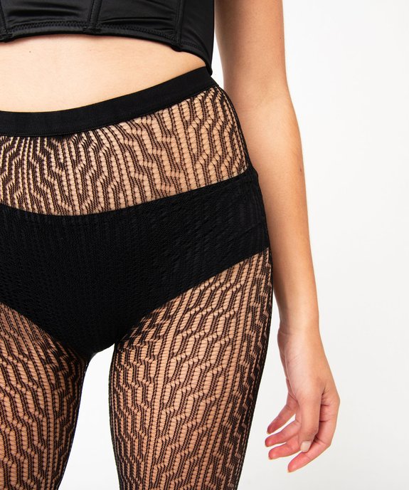 Collant fantaisie à motifs graphiques femme - Dim Style  vue3 - DIM - GEMO