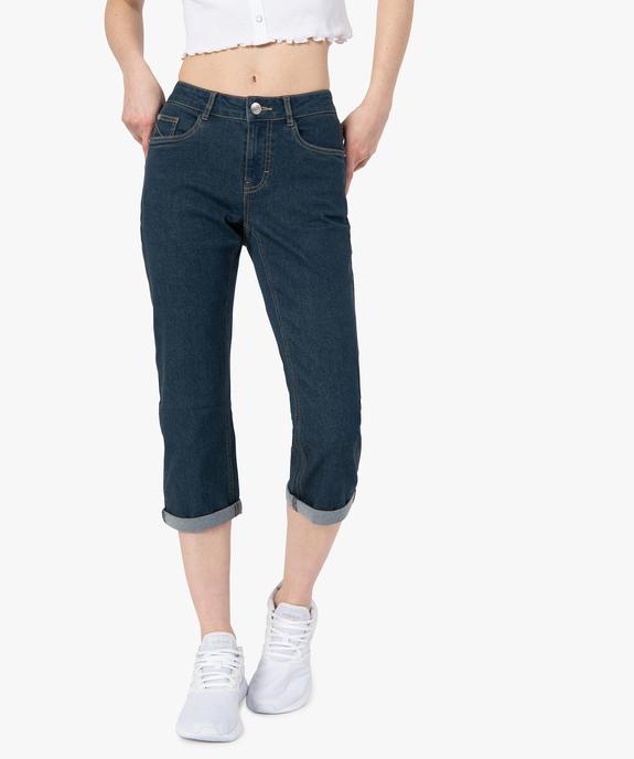 Jean femme coupe courte et Slim vue1 - GEMO 4G FEMME - GEMO