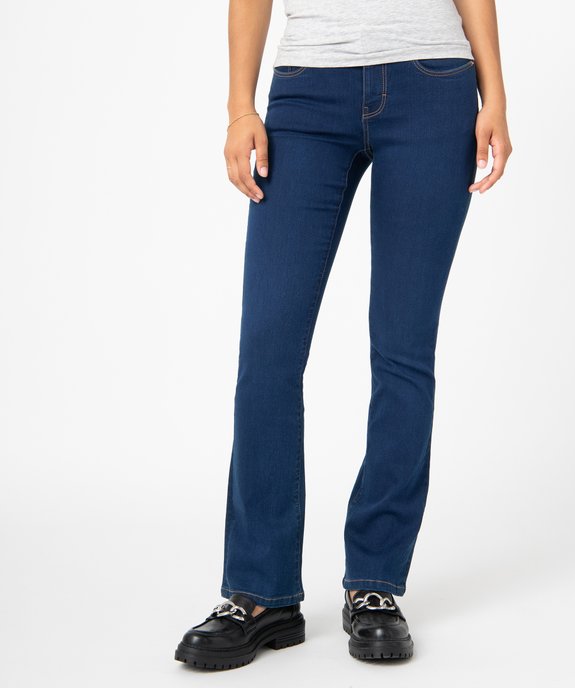 Jean coupe Bootcut taille normale femme vue2 - GEMO 4G FEMME - GEMO