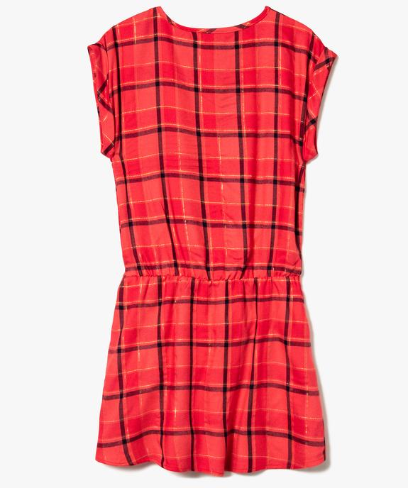 Robe boutonnée à écussons à nouer à la taille vue3 - GEMO (ENFANT) - GEMO