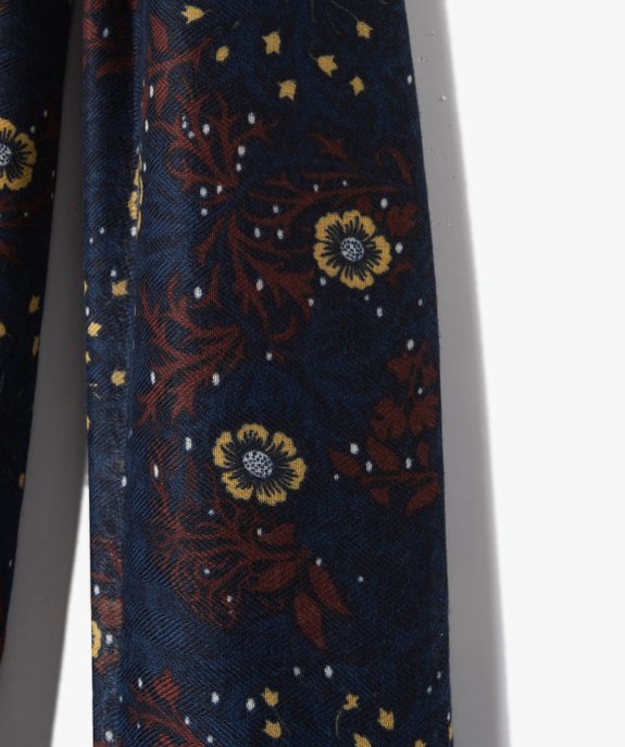 Foulard femme grand format à fleurs vue2 - GEMO (ACCESS) - GEMO
