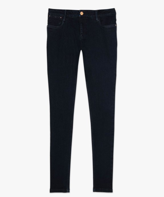 Jean femme coupe slim contenant du polyester recyclé vue4 - GEMO 4G FEMME - GEMO