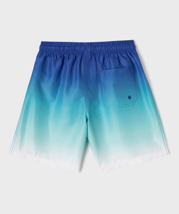 Short de surf multicolores avec taille ajustable garçon vue3 - GEMO (JUNIOR) - GEMO