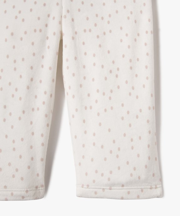 Pyjama en velours deux pièces avec motif ours bébé garçon vue3 - GEMO(BB COUCHE) - GEMO